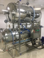 Stérilisateur pour l'industrie alimentaire Stérilisation Machine de pasteurisation de viande en conserve Traitement de cuisson à haute température