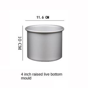 Molde para <span class=keywords><strong>Pastel</strong></span> de Chifón de Fondo Fijo Recto de 4-8 Pulgadas, Antiadherente, Resistente al Calor, Apto para Microondas, Venta al por Mayor de Fábrica - Product Image 6