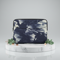 Sac pour ordinateur portable en néoprène avec poche zippée, housse de protection antichoc