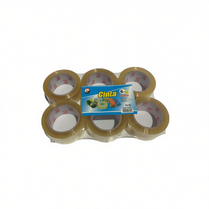 Nastro Adesivo Trasparente Mnj 4.8Cm X 110M Confezione da 6 Pezzi per Imballaggio e Sigillatura - Product Image 1