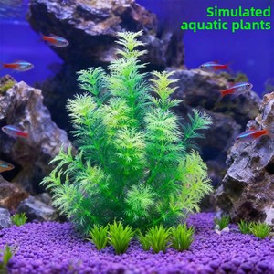Plantes aquatiques artificielles <span class=keywords><strong>pour</strong></span> <span class=keywords><strong>aquarium</strong></span>, décoratives, sans entretien, <span class=keywords><strong>pour</strong></span> aménagement paysager submergé - Product Image 2