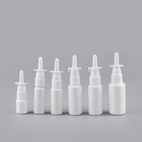 Lot de bouteilles de pulvérisation nasale rechargeable 10-60ml, flacon pour spray nasal professionnel, produit en plastique, 20ml, 10 pièces