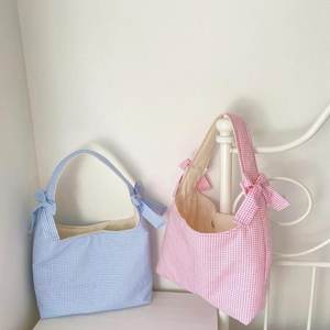 Neue stilvolle tragbare Einkaufstasche Beauty Bow Einzigartige Frauen Bunte Umhängetaschen Kunden spezifisches Design Hochwertige Taschen - Product Image 3