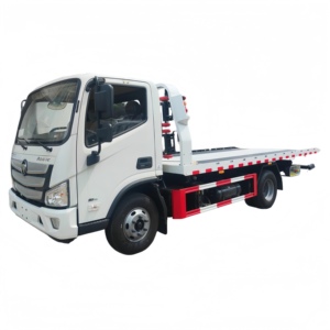 FOTON 4x2 5 tonnes, camion de remorquage à plateau, Euro 3, véhicule <span class=keywords><strong>d</strong></span>'assistance routière pour remorquer deux voitures simultanément - Product Image 1