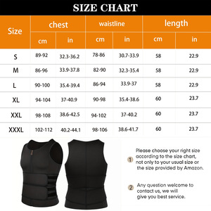 <strong>Men's</strong> Thickened Double Belt Vest Neoprene Body Shaper Reinforced Sweat-Proof Corset Waist Trainer Sports Vest - Product Image 4