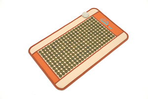 China Mini estera de turmalina térmica de iones negativos Ealecric masajeador de espalda COLCHÓN DE PIEDRA DE Jade - Product Image 3