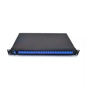 Telecommunication Rack Mount PLC Splitter 1X64 with SC/ UPC connector for FTTH center data