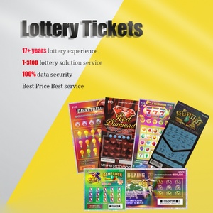 Boletos de Lotería Personalizados de Alta Gama con Diseño Gratuito e Impresión Digital, Tarjeta de Lotería de la Suerte, La Lotería de Cero - Product Image 6