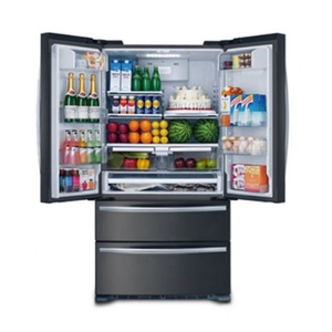 Home Anti-finger Stainless Steel Automatic Defrost French Door <b>Refrigerators</b> Home Anti-finger Stainless Steel Automatic Defrost - Product Image 1
