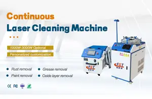 FST 1000w 1500w 2000w Continuous Backpack Fiber Laser Cleaning Machine Rust Removal Machine
