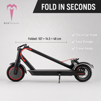 Trottinette électrique pliable 350W avec contrôle par application intelligente, roues de 9,1 pouces, frein à disque arrière, pneus alvéolés, 36V, pour adultes