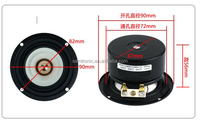 1 pièce/lot Samtronic Audio Labs Haut de gamme Haut-parleur de monitoring large bande 3 pouces Tweeter Woofer avec dôme en aluminium et cône en kapton à 2 couches