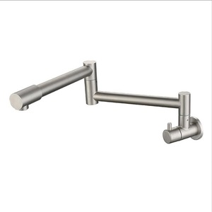 <span class=keywords><strong>Rallonge</strong></span> murale de <span class=keywords><strong>robinet</strong></span> de cuisine moderne à poignée unique en acier inoxydable 304 <span class=keywords><strong>pour</strong></span> eau froide en acier inoxydable 304 - Product Image 4