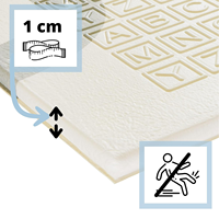 Tapete de Juego Plegable Impermeable para Bebés, Tapete de Espuma XPE para Actividades de Cuidado del Bebé, Tapete de Juego para Niños