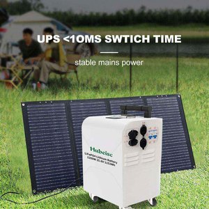 Estación de carga portátil con batería de 1200W 1152Wh 25.6V, equipada con carga rápida de CA de 1200W y función UPS - Product Image 3