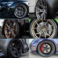 Rines de Aleación Maxtera Forged Estilo R1 Personalizados para Autos de Pasajeros Porsche, BMW, Volkswagen R GTI MK7 MK8, Nissan 370Z, Supra, MX-5