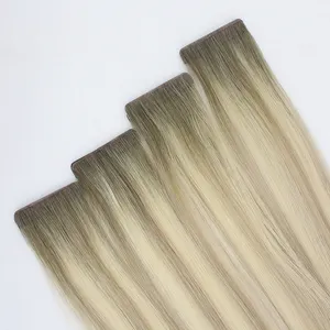 Geïnjecteerde Tape In Hair Extensions Groothandel Fabriek Goedkope Prijs Russische Menselijke Haarband In Onzichtbare Extensions