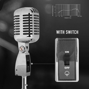 Metal High Quality Dynamic Mic with Adjust Switch Wired KTV <strong>Stage</strong> Handheld <strong>Microphone</strong> Stand Mic Karaoke Professional <strong>Microphone</strong> - Product Image 6