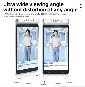 55 65 75 85 Zoll <span class=keywords><strong>Ai</strong></span> Echtzeit-Interaktion Multimodale Interaktion Q & a Engagement Chatbot Roboter Kiosk <span class=keywords><strong>Ai</strong></span> Digital Human - Product Image 5
