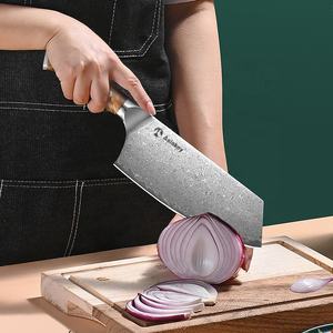 Damascus <strong>Kitchen</strong> <strong>Knife</strong> <strong>Set</strong> 10 Piece Damascus Steel VG10 <strong>Kitchen</strong> <strong>Knife</strong> <strong>Set</strong> With Wood Handle - Product Image 3