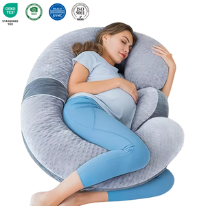 Échantillon gratuit oreiller de grossesse en forme de C coussin d'allaitement complet du corps de maternité - Product Image 1