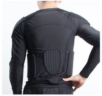Protection corporelle légère en EVA anti-collision, 8 protections alvéolées, chemises de protection contre les chocs, extensibles, pour épaules, taille et coudes, vente en gros