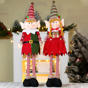 Décorations <span class=keywords><strong>de</strong></span> Noël Père Noël <span class=keywords><strong>Bonhomme</strong></span> <span class=keywords><strong>de</strong></span> <span class=keywords><strong>neige</strong></span> Renne Ornements <span class=keywords><strong>de</strong></span> Noël Bonne année Poupées <span class=keywords><strong>de</strong></span> Noël Décorations d'intérieur - Product Image 1