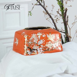 T030ge gốm <span class=keywords><strong>Tissue</strong></span> Box chủ cho trang trí nội thất Khăn ăn Dispenser sứ Facial <span class=keywords><strong>Tissue</strong></span> hộp giấy - Product Image 1