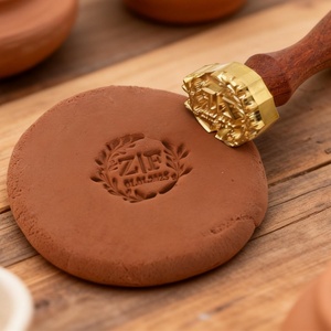 Molde de latón de alta calidad con logotipo personalizado para hornear pan, sello de hierro para pasteles, sello de arcilla caliente para repostería. - Product Image 2