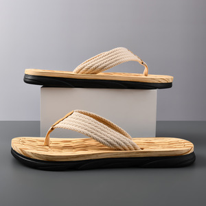 Chanclas para Hombre, Antideslizantes, Resistentes al Olor, para Verano, con Tela EVA, Duraderas, para Camping, Color Beige Camel - Product Image 3