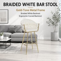 Tabouret de bar moderne à hauteur réglable, pivotant, ergonomique, en tissu velours moelleux, avec structure métallique, pour hôtel, livraison directe