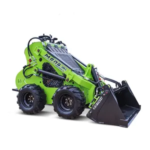 China powerful Meng hydraulic mini wheeled mini skid steer loader with free shipping to Australia