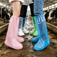 Protège-chaussures jetables anti-déchirure pour la ferme, couvre-chaussures antidérapants et résistants à l'eau pour les travaux agricoles et équestres sur terrain humide