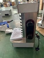 Machine à shawarma au gaz commercial, machine à kebab au gaz GPL, grill rotatif automatique pour poulet et dinde