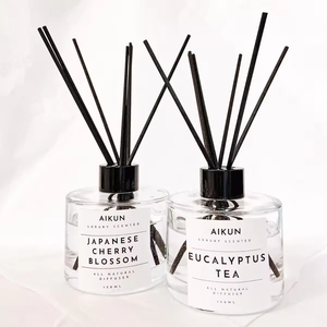 Diffuseur de parfum en rotin Aikun avec bâtonnets parfumés 6,7 oz - Ensemble de parfum d'ambiance pour la maison aux huiles naturelles pour l'ambiance de la nuit d'été - Product Image 4