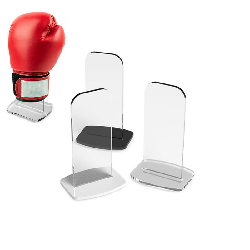 Vetrina Acrilica Per Guantoni Da Boxe - Espositore Verticale Da Terra Per Collezione E Palestra - 4