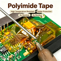Cinta de Poliéster Ámbar, Material de Aislamiento Térmicamente Estable para Procesamiento SMT, Enmascaramiento de PCB y Fabricación Electrónica