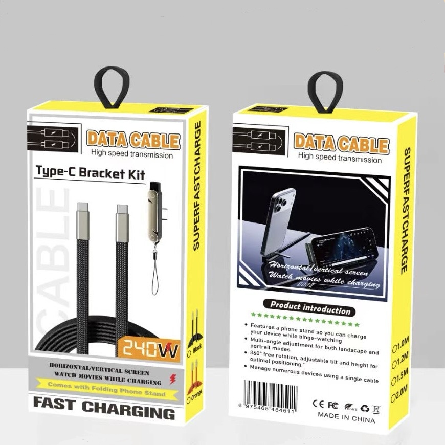 Adaptateur Câble + Support 240W - Orange