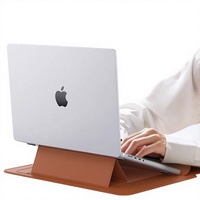 Étui de protection pour ordinateur portable Apple MacBook 13 pouces et Huawei 14 pouces avec matériau PU et support multifonction 3-en-1