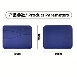 Pu Lightwweight Id Minimalist Leather <b>Wallet</b> Travel Luxury Credit Card <b>Holder</b> for Men Women Gifts - Product Image 3