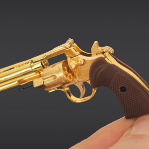 Mini <span class=keywords><strong>Python</strong></span> khẩu súng lục 70mm Đồ chơi súng Keychain giá rẻ thực tế 7cm kim loại súng hình dạng Keychain lắp ráp <span class=keywords><strong>Python</strong></span> Súng 357 Keychain - Product Image 3