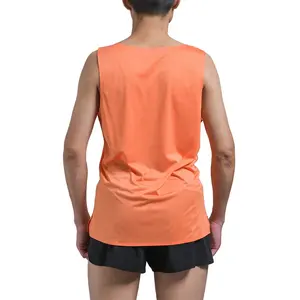 Monton 남성 110 gsm 코튼 스판덱스 레이저 컷 단색 스포츠 탱크 남성 조끼 빈 실행 Singlets