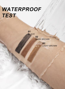 Alta calidad, 3 colores, maquillaje de cejas a prueba de agua, niebla suave Natural, usos múltiples, lápiz de cejas 3 en 1 - Product Image 3