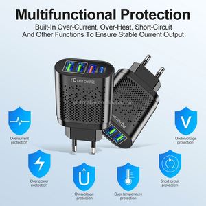 Wholesale UK US EU AU 30W Fast PD 3.0 USB-<b>C</b> Wall Charger with PC Fireproof Material for <b>Type</b>-<b>C</b> Power <b>Adapter</b> - Product Image 4