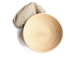 10 Inch round Proofing Basket Bread Banneton with Bread Lame plastic Dough Scraper