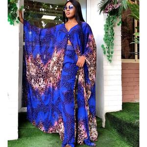 Ensemble deux pièces Dashiki <span class=keywords><strong>vêtements</strong></span> africains pour femmes ensembles de robes longues pantalons costumes <span class=keywords><strong>grande</strong></span> <span class=keywords><strong>taille</strong></span> <span class=keywords><strong>Chic</strong></span> Curvy Trendy Elegant Evening Grown - Product Image 5