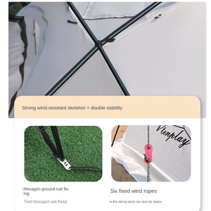 Tienda de campaña de cielo estrellado moderna para varias personas de gran espacio, tela Oxford ligera, protector solar a prueba de lluvia para acampar al aire libre en <span class=keywords><strong>la</strong></span> naturaleza - Product Image 3