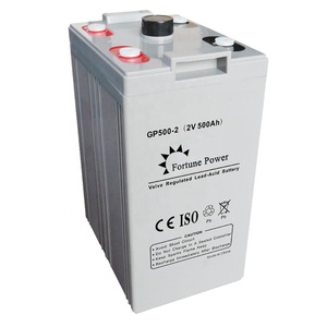 แบตเตอรี่เจลโซลาร์แบบ Deep Cycle รุ่น Fortune Power Rechargeable 2V 500ah  แบบชาร์จซ้ำได้  ใช้งานได้หลากหลาย  ชุดแบตเตอรี่ลิเธียมไอออน ยี่ห้อ Leoch - Product Image 5