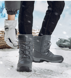 Bottes d'hiver imperméables et chaudes pour hommes, modèle YL6177, mi-mollet, pour l'extérieur, confortables et thermiques, vente en gros - Product Image 6