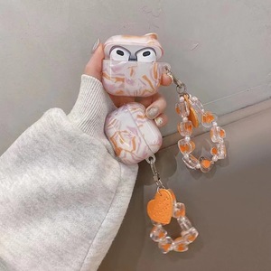 Housse de protection antidérapante en TPU souple de conception <span class=keywords><strong>orange</strong></span> mignonne pour <span class=keywords><strong>airpods</strong></span> 4 étui pour <span class=keywords><strong>Airpods</strong></span> <span class=keywords><strong>Pro</strong></span> 3 2 1 avec pendentif - Product Image 3